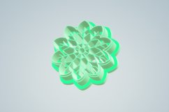 Clay Cutter STL File Snowflake 1 - Christmas Earring Digital Product Image 4