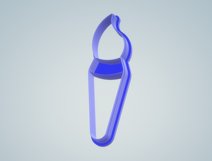 Clay Cutter STL File Large Paintbrush Bookmark - Home Decor Product Image 4