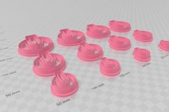 Boho Circle 2 Clay Cutter - Cookie Cutter STL Product Image 3