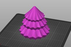 Christmas Tree 1 Home Decor STL File - Digital Downl Product Image 2