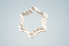 Clay Cutter STL File Snowflake 2- Christmas Earring Digital Product Image 4
