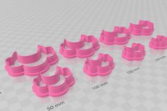 Moon Bloom 1 Clay Cutter - Cookie Cutter STL Product Image 3