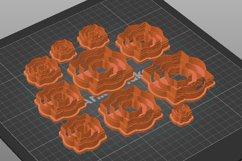 Clay Cutter STL File Moroccan Quatrefoil Donut 2 - Earring D Product Image 4