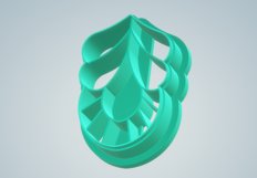 Clay Cutter STL File Decadent Drop 1 - Elegant Earring Digit Product Image 4