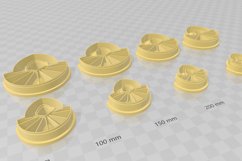 Boho Shape 2 Clay Cutter - Cookie Cutter STL File Product Image 3