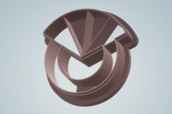 Clay Cutter STL File Geo Circle 2- Modern Earring Digital F Product Image 3