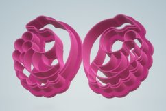 Clay Cutter STL File Peacock 2- Earring Digital File Downloa Product Image 3