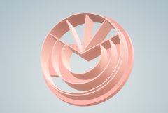 Clay Cutter STL File Geo Circle 1 - Modern Earring Digital F Product Image 4