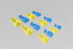 Trapezoid Drop Clay Cutter - STL Digital File Download- 12 s Product Image 2