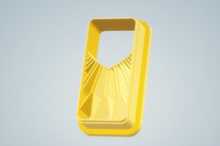 Clay Cutter STL File Rectangle Diamond 1 - Earring Digital F Product Image 4