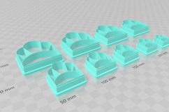 1920s Frill Rectangle 2 Earring Clay Cutter -Cookie Cutter Product Image 3