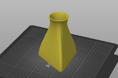 Triangle Bottle 1 Vase STL File - Digital Download -5 Sizes- Product Image 3