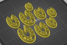 Clay Cutter STL File - Decorative Oval Cutout 2 Product Image 4