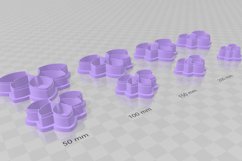 Flower 12 Earring Clay Cutter - Cookie Cutter STL Files Product Image 3