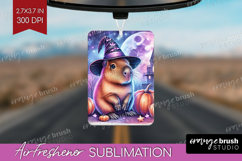 Capybara Halloween Air Freshener PNG Cute Animal PNG Product Image 1