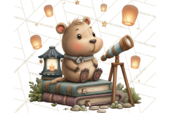 Whimsical Capybara Clip Art PNG for Cozy Hygge Prints Product Image 5