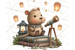 Whimsical Capybara Clip Art PNG for Cozy Hygge Prints Product Image 5