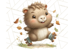 Whimsical Capybara Clip Art PNG for Cozy Hygge Prints Product Image 2