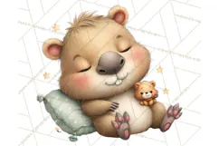 Whimsical Capybara Clip Art PNG for Cozy Hygge Prints Product Image 3