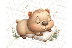 Whimsical Capybara Clip Art PNG for Cozy Hygge Prints Product Image 4
