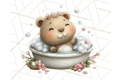 Whimsical Capybara Clip Art PNG for Cozy Hygge Prints Product Image 2