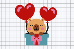 Love Capybara 3D SVG Product Image 2