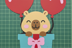 Love Capybara 3D SVG Product Image 4