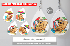 Earring Summer Capybara Product Image 1