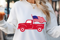 Car SVG,4th of July Vector SVG Product Image 1