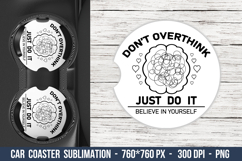 Mental Health Awareness Car Coaster | Car Coaster Png Product Image 1