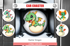 Car Coaster Easter Dragon Product Image 1