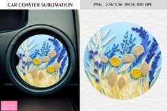 Quilling Flowers| Summer Car Coaster Product Image 1