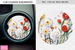 Quilling Flowers| Summer Car Coaster Product Image 1