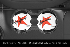 Streetwear Car Coaster Sublimation Design Product Image 1
