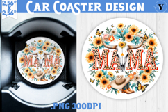Car Coaster | Mothers Day | Cowhide Mama Product Image 1
