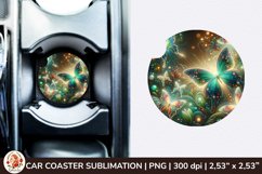 Round Coaster,3d Car coaster, 3D Butterfly, Spring Coaster Product Image 1