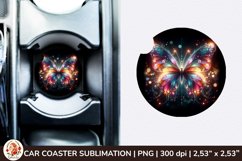 Round Coaster,3d Car coaster, 3D Butterfly, Spring Coaster Product Image 1