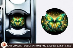Round Coaster,3d Car coaster, 3D Butterfly, Spring Coaster Product Image 1