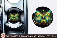 Round Coaster,3d Car coaster, 3D Butterfly, Spring Coaster Product Image 1