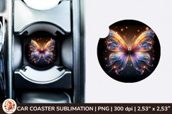 Round Coaster,3d Car coaster, 3D Butterfly, Spring Coaster Product Image 1