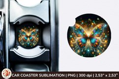 Round Coaster,3d Car coaster, 3D Butterfly, Spring Coaster Product Image 1