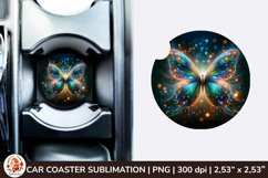 Round Coaster,3d Car coaster, 3D Butterfly, Spring Coaster Product Image 1