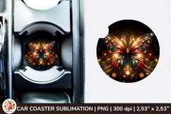 Round Coaster,3d Car coaster, 3D Butterfly, Spring Coaster Product Image 1
