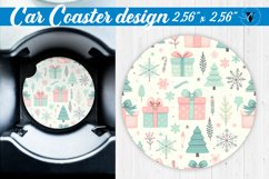 Car Coaster | Christmas Pattern | Christmas Product Image 1
