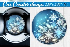 Car Coaster | Christmas Pattern | Christmas Product Image 1