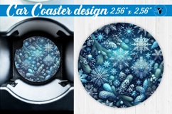 Car Coaster | Christmas Pattern | Christmas Product Image 1