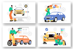 9 Car Customization and Modifications Illustration Product Image 2