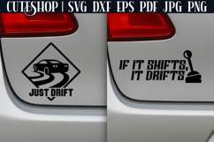 If It Shifts It Drifts - Car Decal SVG | Car Sticker SVG Product Image 3