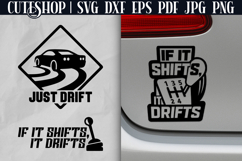 If It Shifts It Drifts - Car Decal SVG | Car Sticker SVG Product Image 1