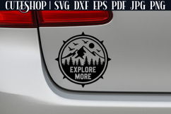 Explore More SVG - Funny Car Decal SVG | Car Sticker SVG Product Image 2